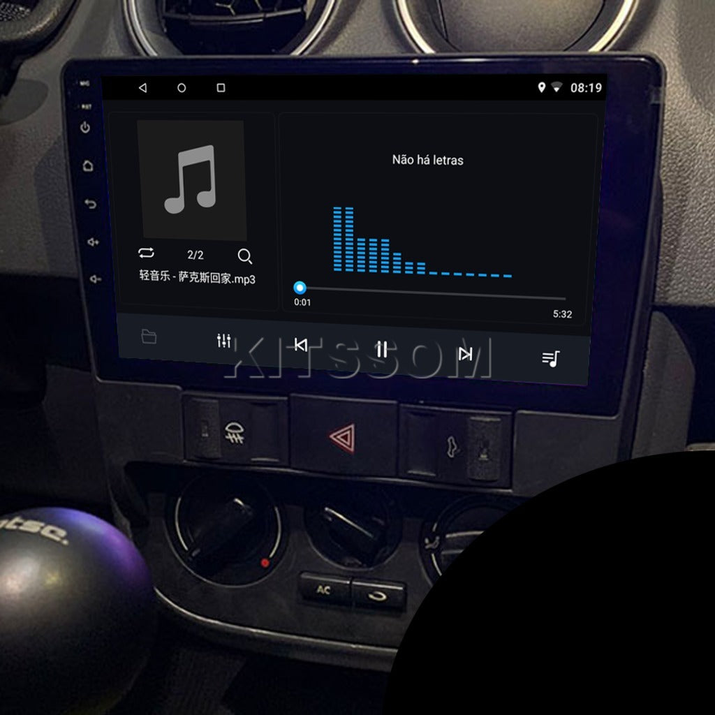 Multimídia Gol Parati G4 2005 06 07 08 09 V2 Carplay 9"-V2 CAR AUDIO-Kitssom