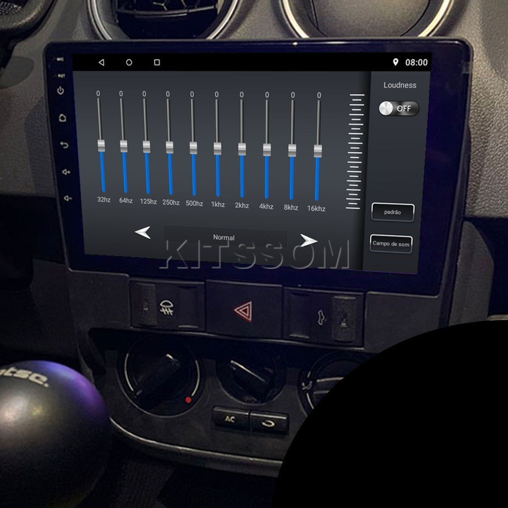 Multimídia Gol Parati G4 2005 06 07 08 09 V2 Carplay 9"-V2 CAR AUDIO-Kitssom