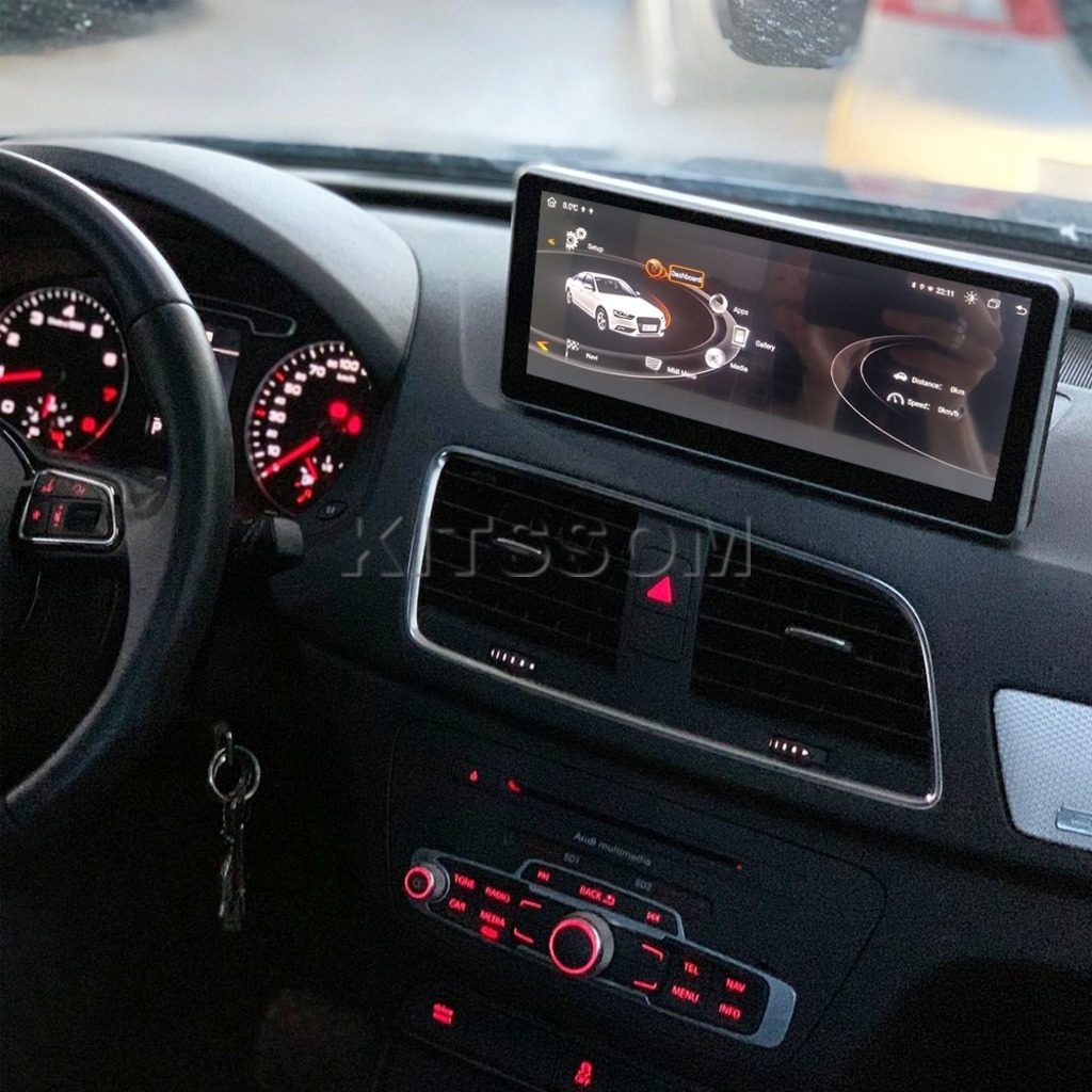 Central multimídia OEM 10" para Audi Q3 2013–2018.