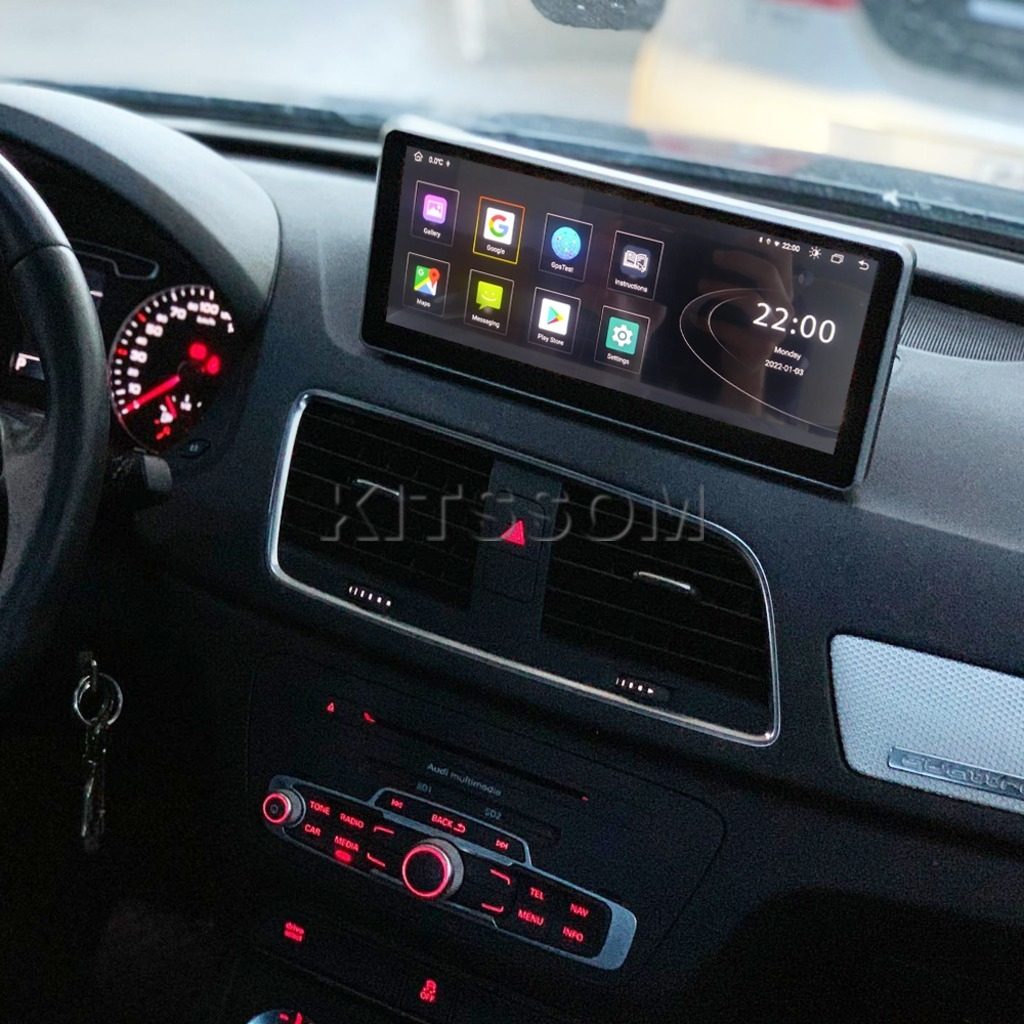 Sistema de entretenimento para modelos Audi Q3.