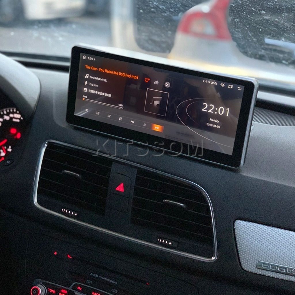 Atualização de interface multimídia para Audi Q3.