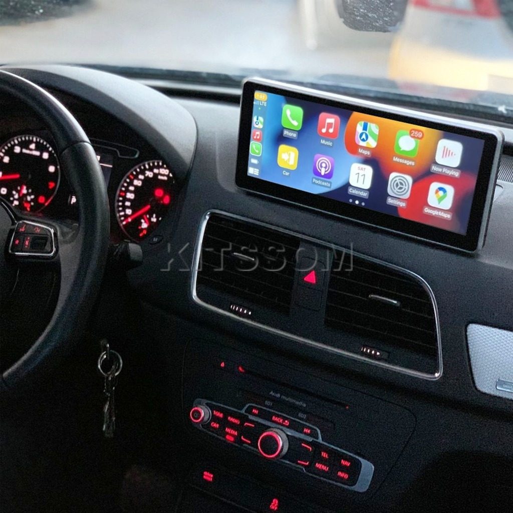 Navegação GPS integrada para Audi Q3.