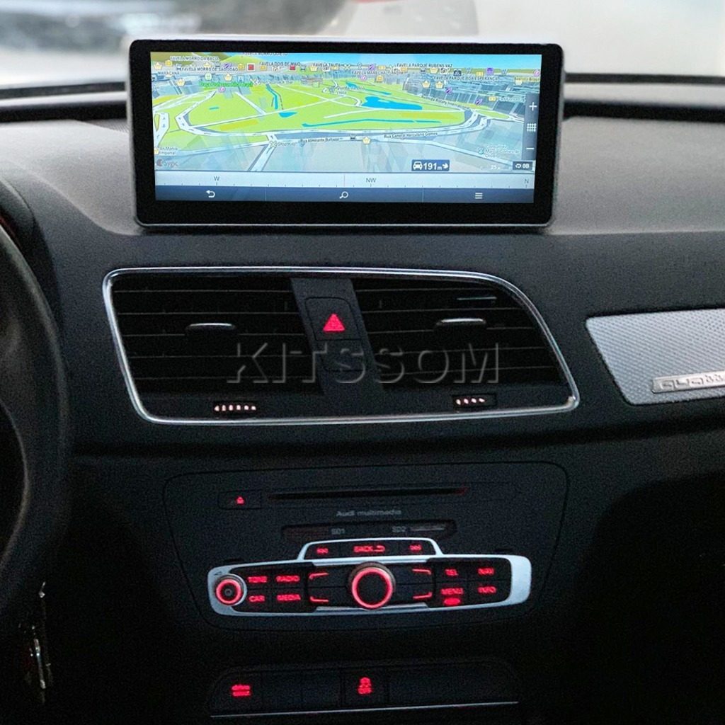 Navegação GPS integrada para Audi Q3.