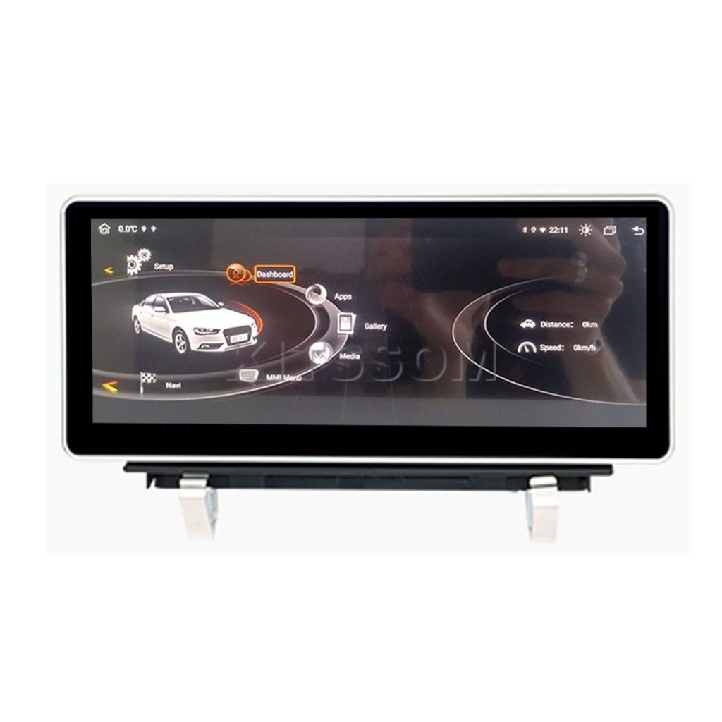 Integração perfeita com o painel do Audi Q3.