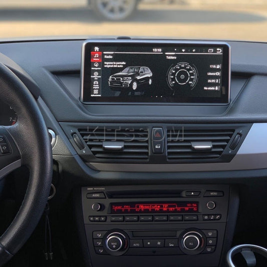 Central multimídia OEM 10" para BMW X1 E84 2009–2015.