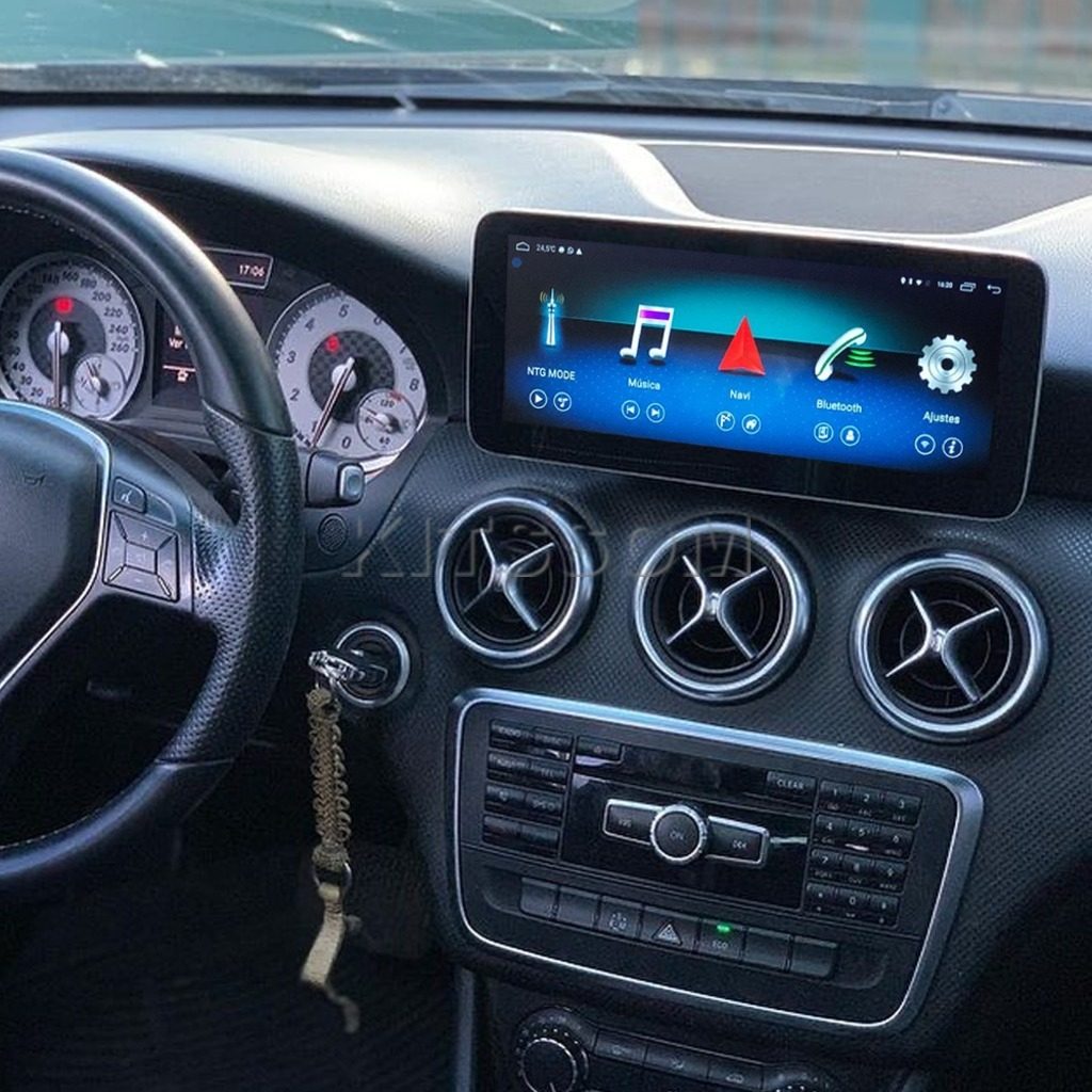 Central multimídia OEM 10" para Mercedes-Benz GLA, A e CLA 2013–2015.