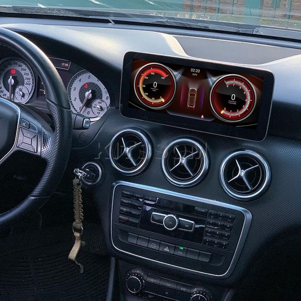 Tela de 10 polegadas com interface original para modelos Mercedes-Benz.