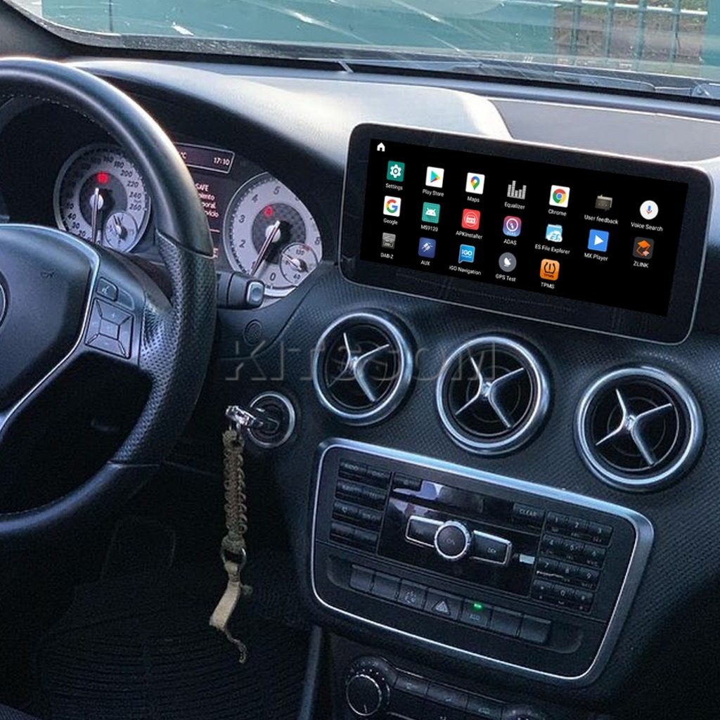 Sistema multimídia compatível com Mercedes-Benz GLA, A e CLA.