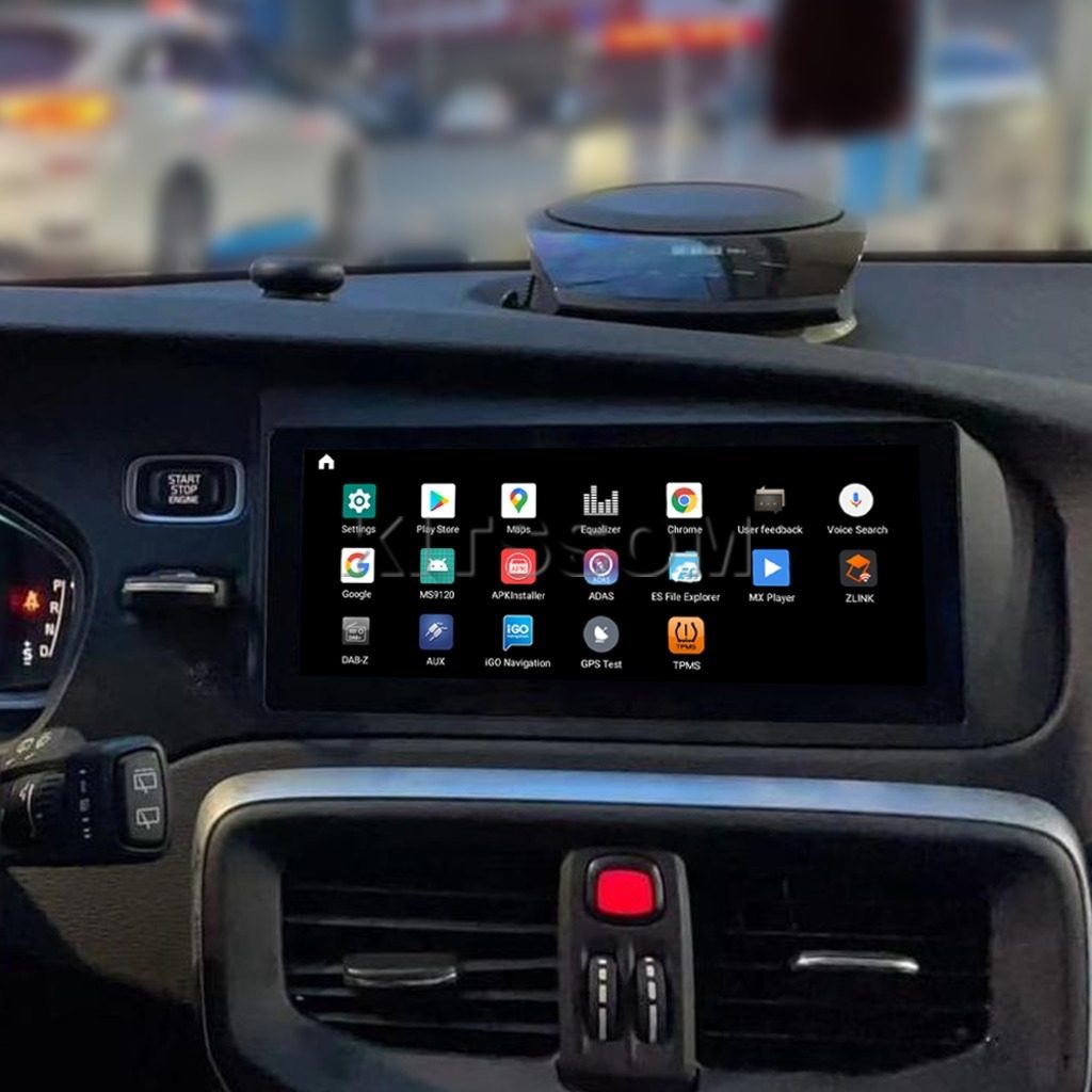 Sistema de entretenimento compatível com Volvo V40.