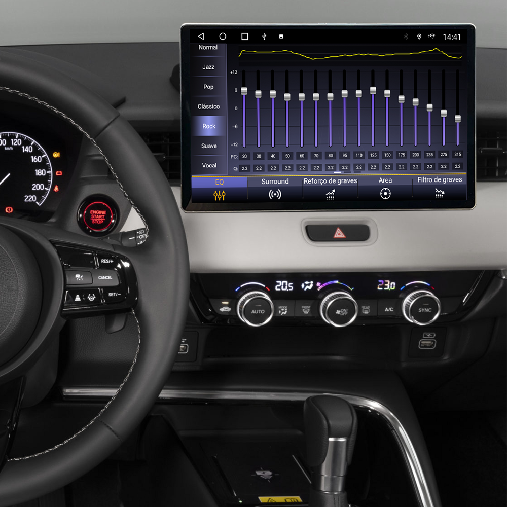 Multimidia HRV 2022 2023 2024 2025 2026 V2 Tesla 13"