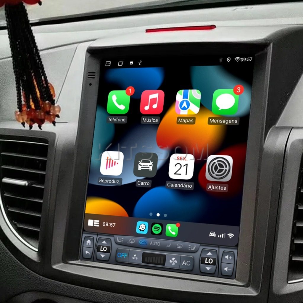 Sistema Android com interface moderna.