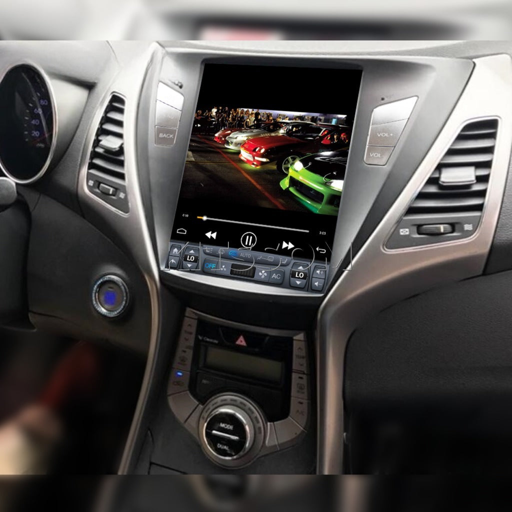 Multimídia Hyundai Elantra 2014 2015 2016 V2 Tesla 9.7"