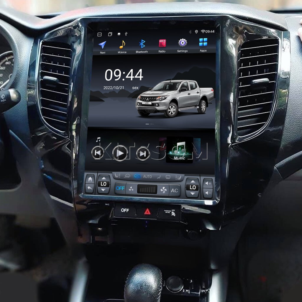 Multimídia L200 Triton 2017 2018 2019 V2 Tesla 12.1"