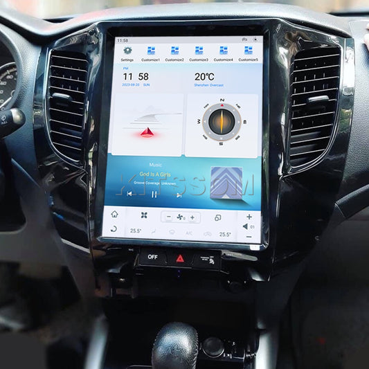 Central multimídia Tesla Style para L200 Triton 2017 a 2019.