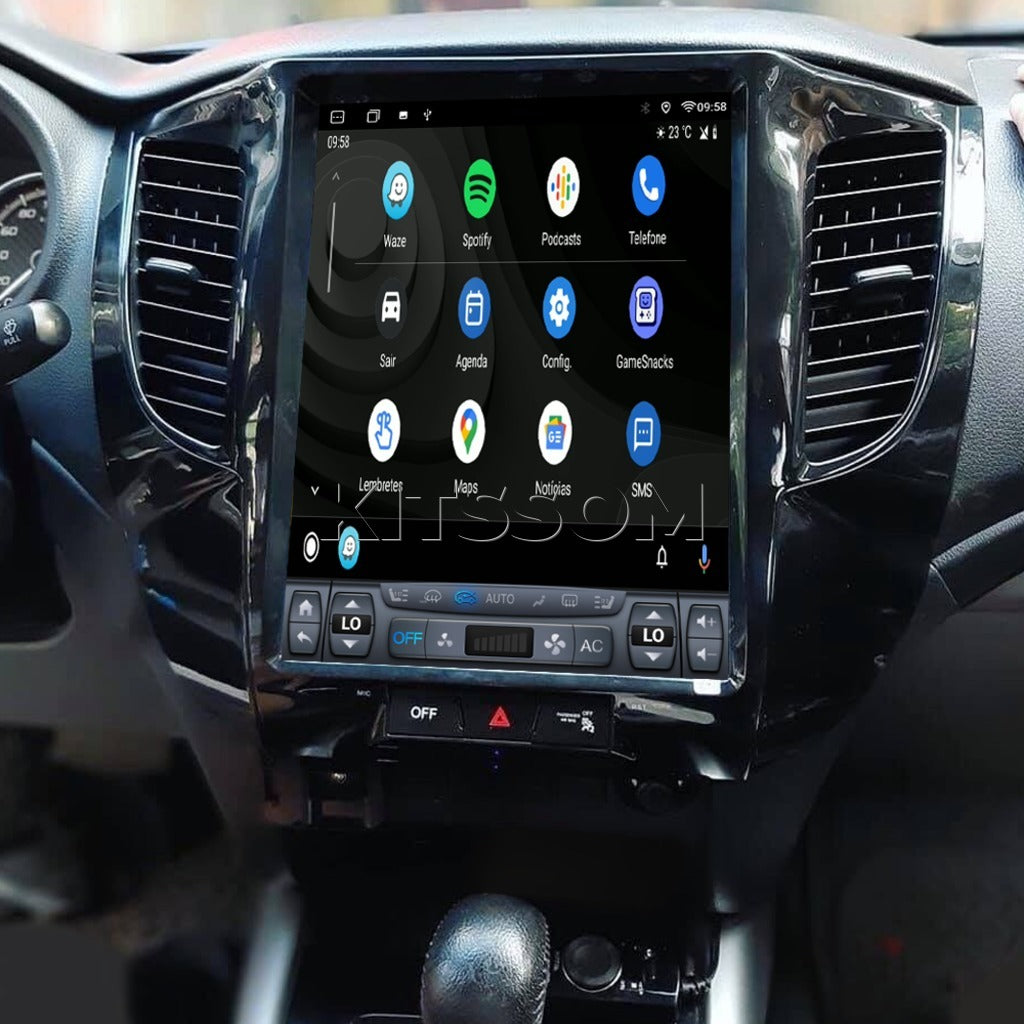 Multimídia L200 Triton 2017 2018 2019 V2 Tesla 12.1"