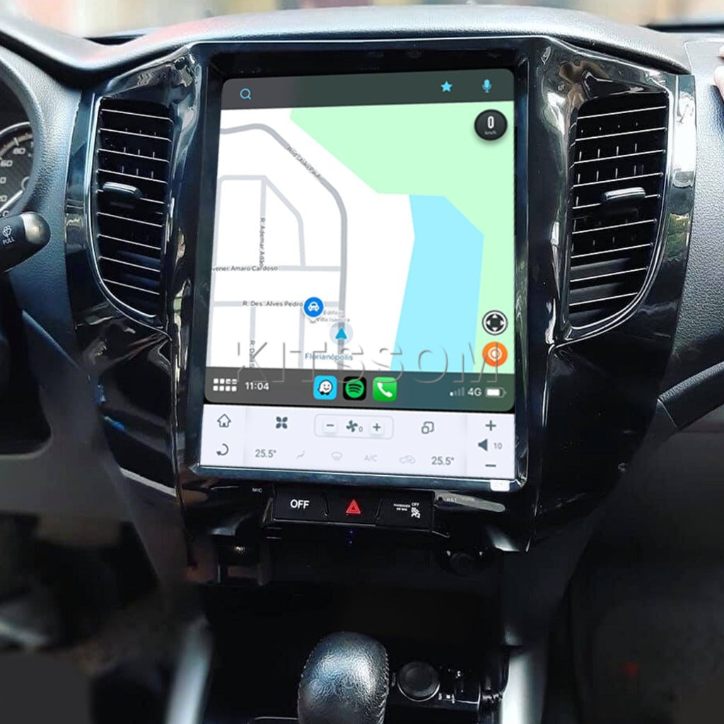 Suporte a Carplay, Android Auto e GPS.