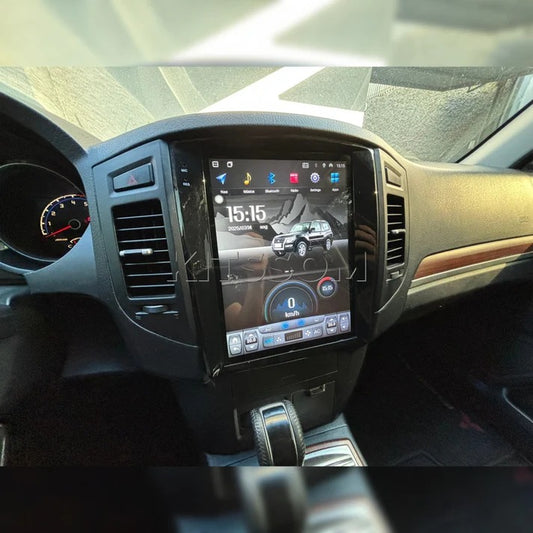 Multimídia Mitsubishi Pajero Full 2006 2007 2008 2009 2010 2011 2012 2013 2014 2015 2016 2017 2018 2019 2020 2021  V2 Tesla 12.1"