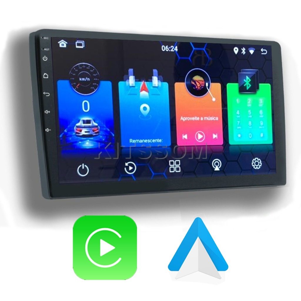 Multimídia corolla CarPlay e Android Auto.​