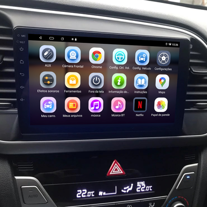 Multimídia Elantra 2017 2018 2019 2020 V2 Octa 4G 9"