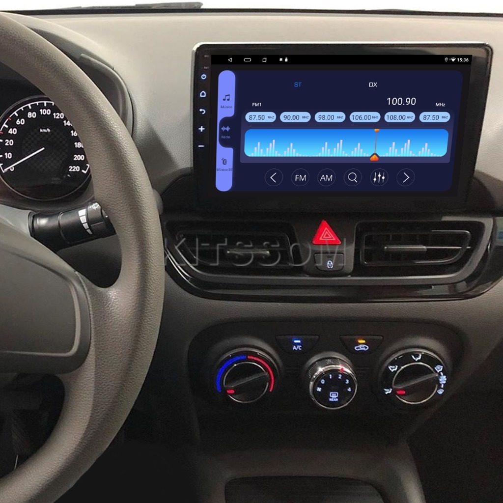 Central V2 Octa 4G de 9" para HB20 com Android Auto e CarPlay integrados.