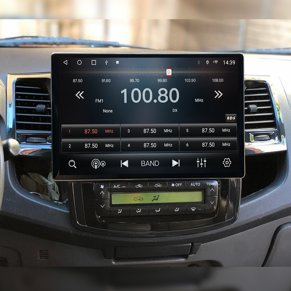 Multimídia Toyota Hilux 2009 2010 2011 2012 2013 2014 2015 V2 Tesla 13" 2006 2007 2008