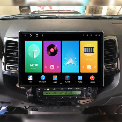 Multimídia Toyota Hilux 2009 2010 2011 2012 2013 2014 2015 V2 Tesla 13" 2006 2007 2008