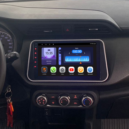 Multimídia Kicks 2018 2019 2020 2021 2022 2023 V2 Octa 4G 9" 2015 2016 2017