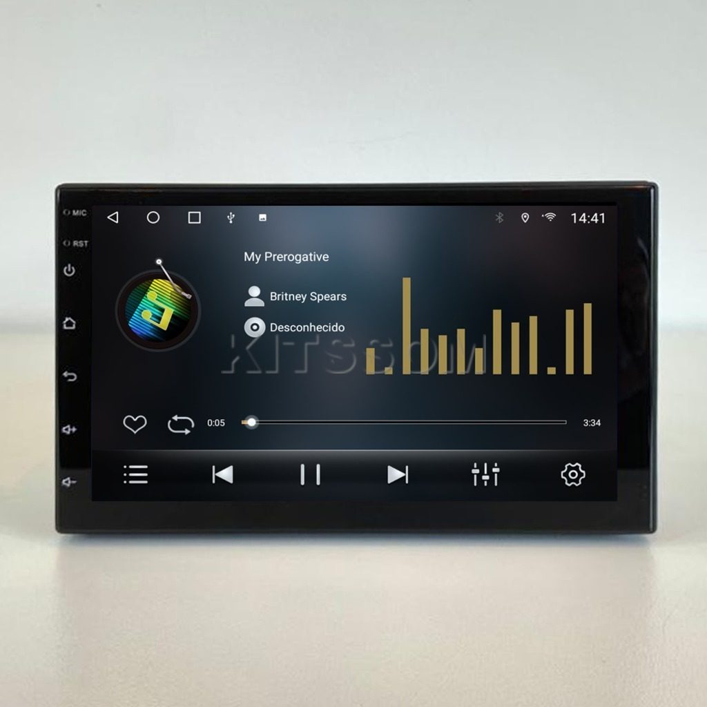 Central Multimídia Universal V2 Octa Óptica 4G Carplay 7"-V2 CAR AUDIO-Kitssom