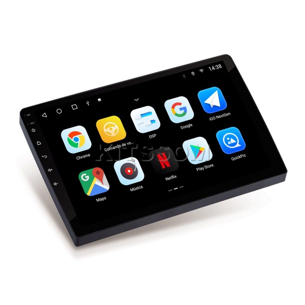 Central Multimídia Universal V2 Octa Óptica 4G Carplay 9"-V2 CAR AUDIO-Kitssom
