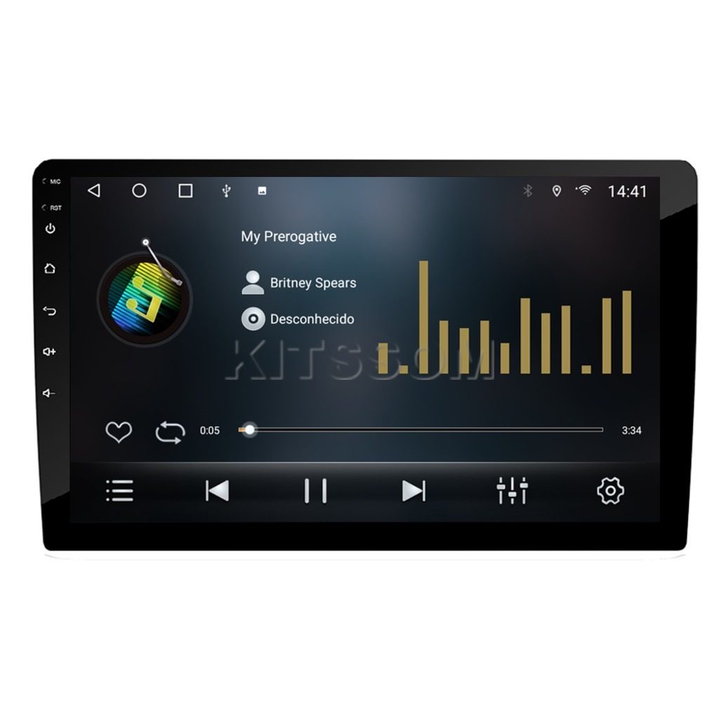 Central Multimídia Universal V2 Octa Óptica 4G Carplay 9"-V2 CAR AUDIO-Kitssom