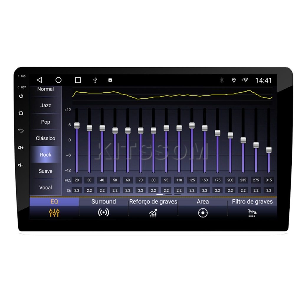 Central Multimídia Universal V2 Octa Óptica 4G Carplay 9"-V2 CAR AUDIO-Kitssom