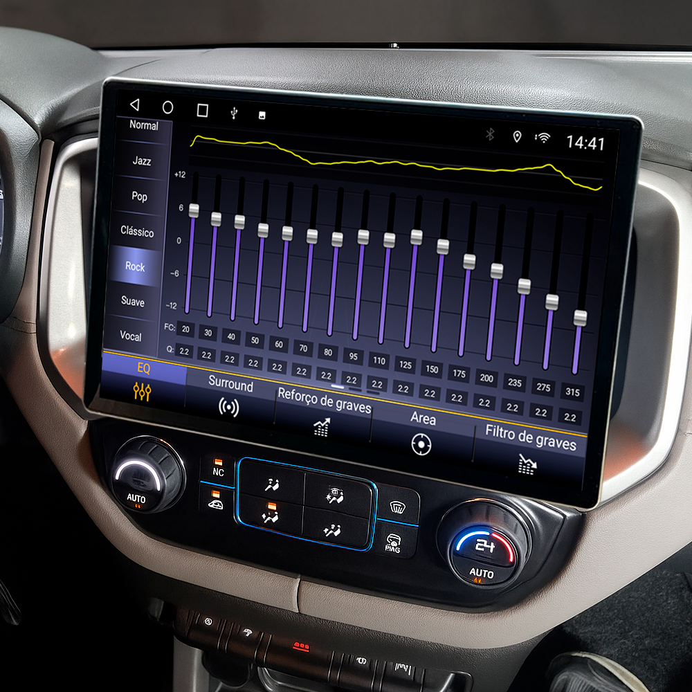 Multimídia Chevrolet S10 2017 18 19 20 21 22 23 V2 Tesla 13