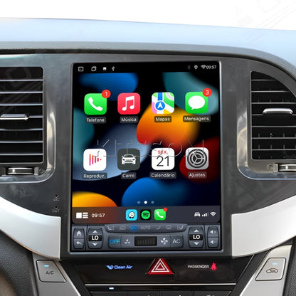 Design moderno da multimídia Tesla Hyundai