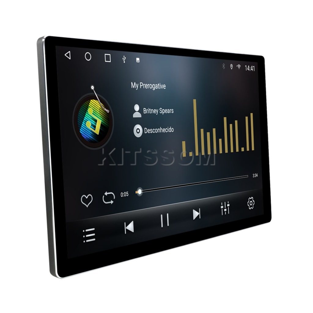 Compatível com Carplay, Android Auto e Bluetooth.