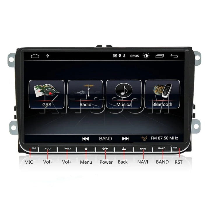 Multimídia VW Amarok V2 Power 2015 2016 2017 2018 2019 2020 2021 2022 9"