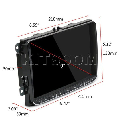 Multimídia VW Amarok V2 Power 2015 2016 2017 2018 2019 2020 2021 2022 9"