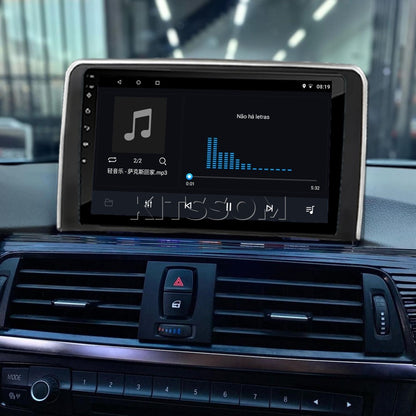 Multimidia BMW Serie 3 F30 320 321 316 318 330 2011 2012 2013 2014 2015 2016 V2 Carplay 9"-V2 CAR AUDIO-Kitssom