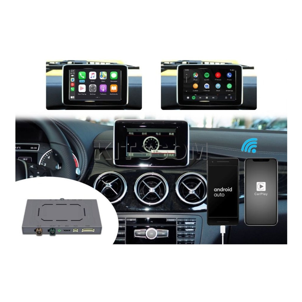 Interface Carplay V2 Mercedes GLA CLA A200 A180 A250 GLC SLK C180 C200 C250 C300 2011 2012 2013 2014 2015-V2 CAR AUDIO-Kitssom