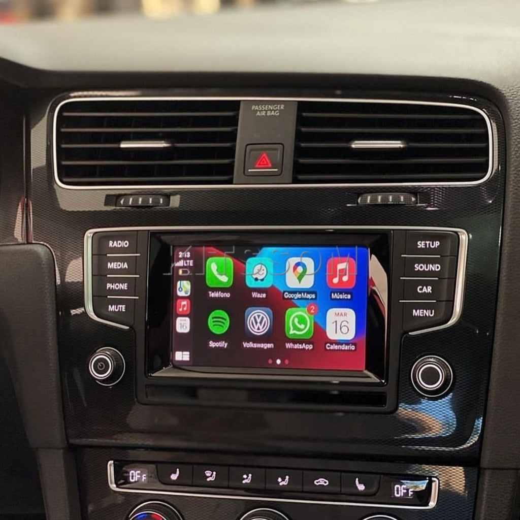 Interface Carplay V2 Volkswagen Golf 2014 2015 2016-V2 CAR AUDIO-Kitssom