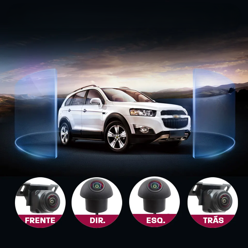 Kit de Câmeras 360° 3D – Visão Panorâmica Completa