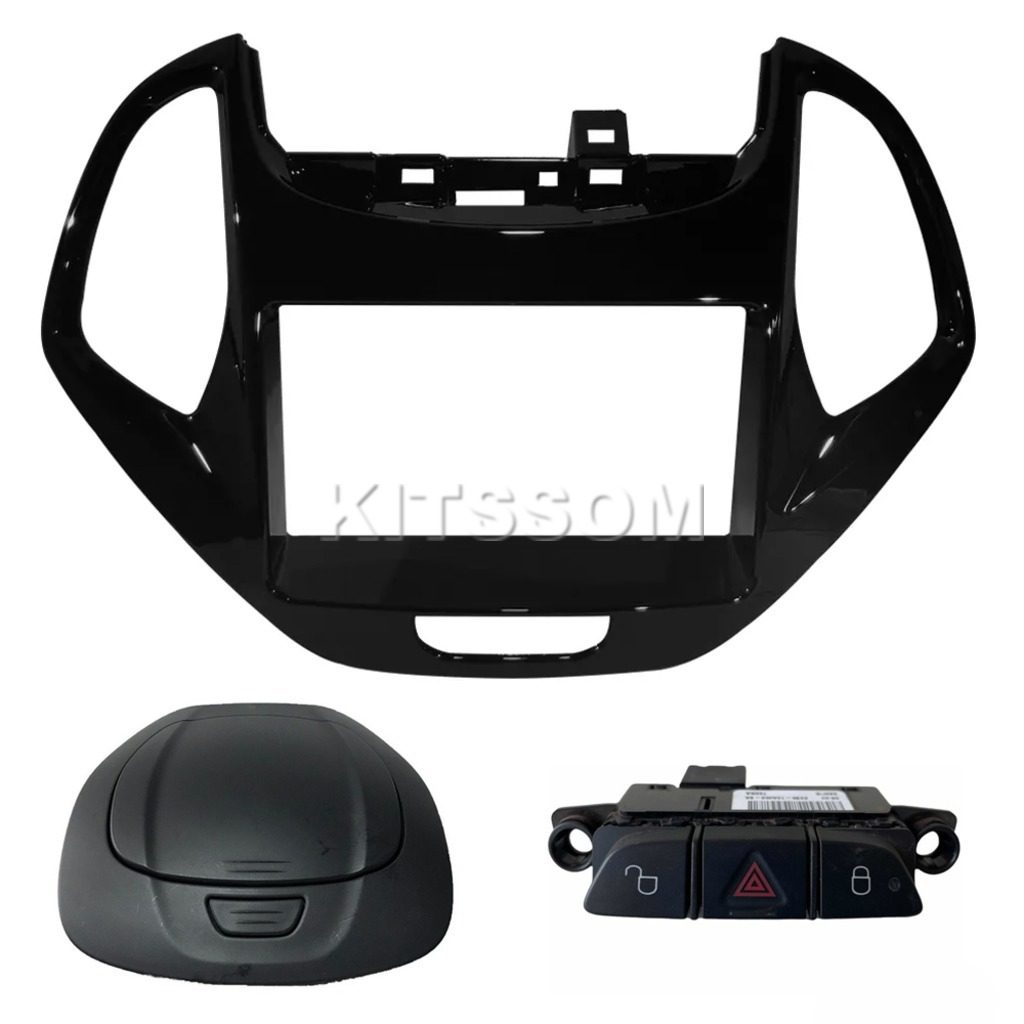 Multimídia Ford Ka 2018 2019 2020 2021 com Botão V2 Carplay 7"-V2 CAR AUDIO-Kitssom