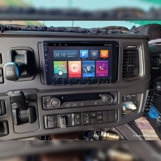 Multimídia Scania Ntg V8 V2 Carplay 9"