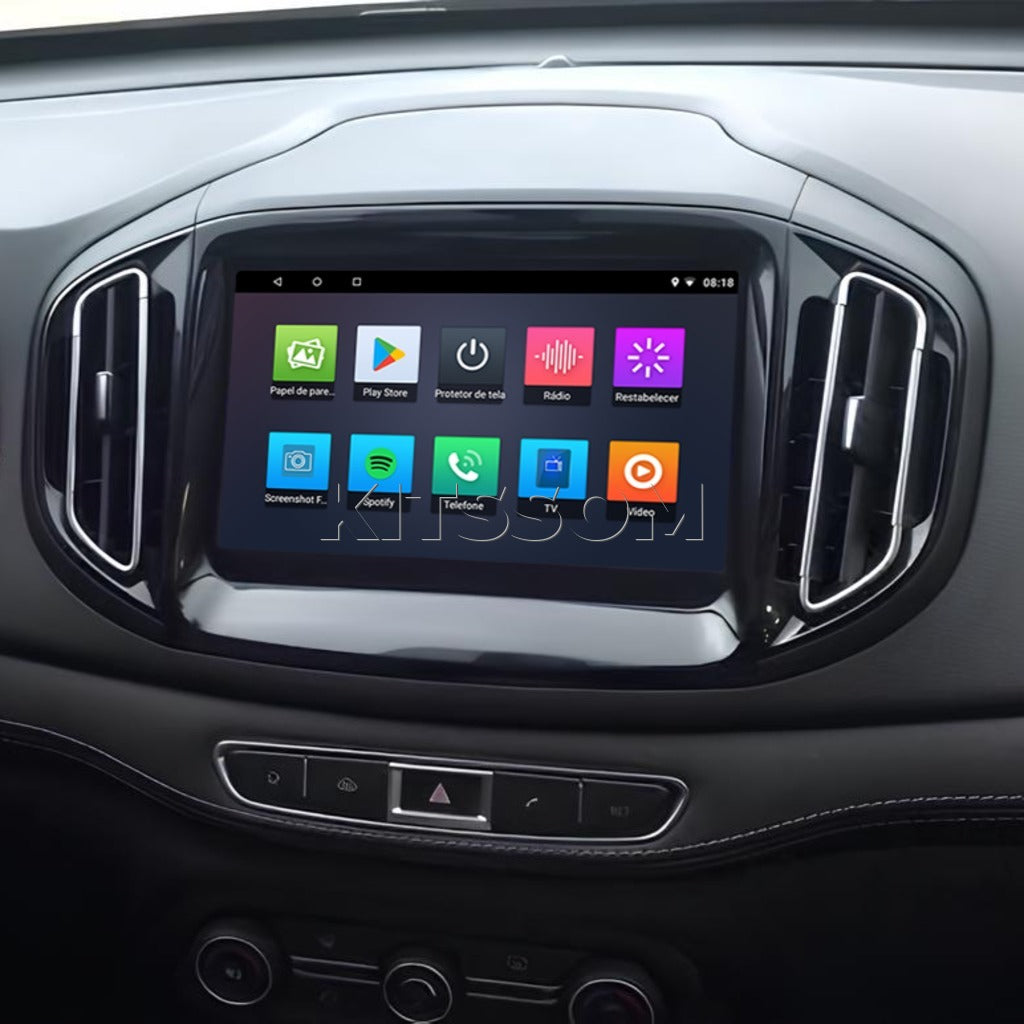 Multimídia Chery Tiggo 7 2016 2017 2018 2019 2020 2021 V2 Carplay 9"