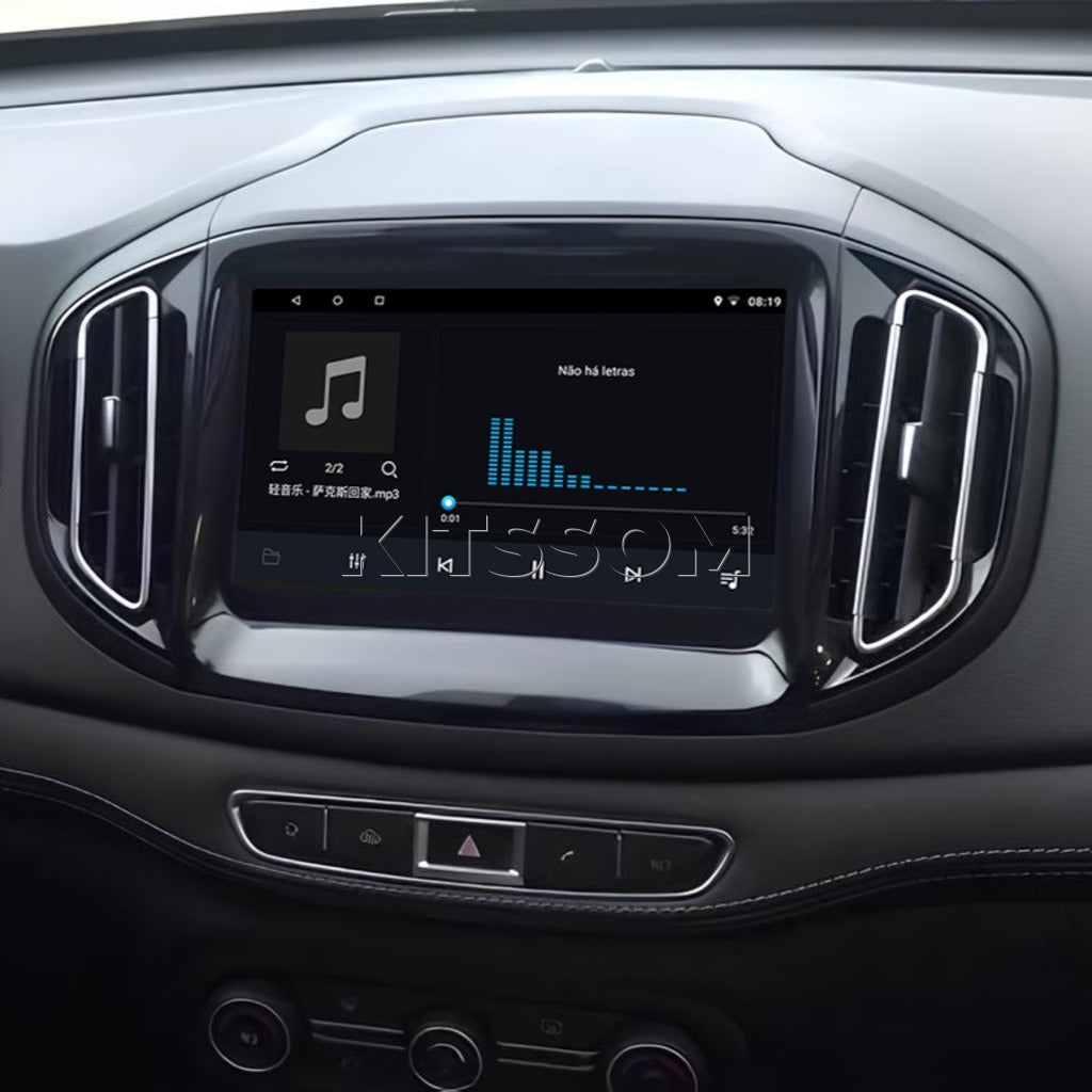 Multimídia Chery Tiggo 7 2016 2017 2018 2019 2020 2021 V2 Carplay 9"