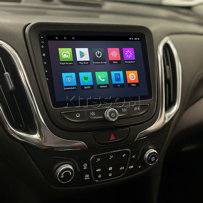 Multimídia Chevrolet Equinox 2017 2018 2019 2020 2021 2022 V2 Carplay 9"