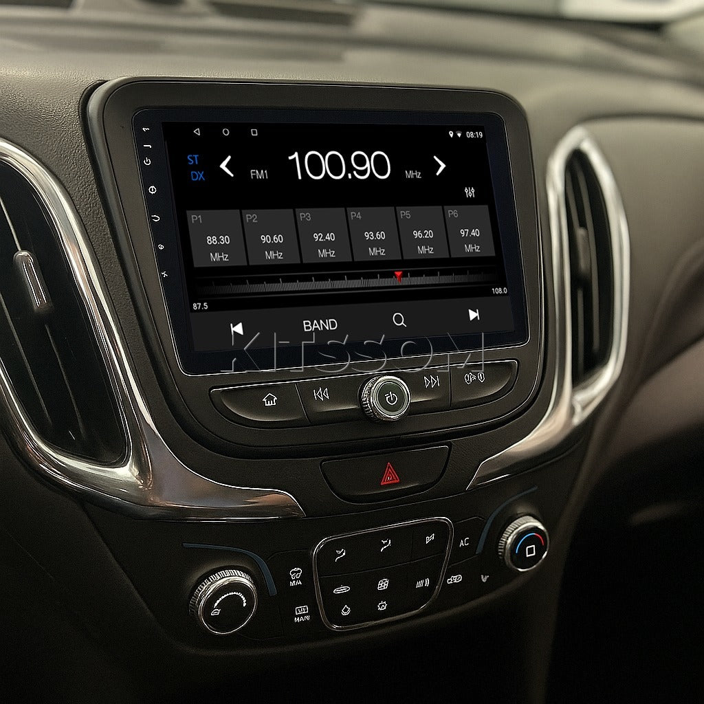 Multimídia Chevrolet Equinox 2017 2018 2019 2020 2021 2022 V2 Carplay 9"