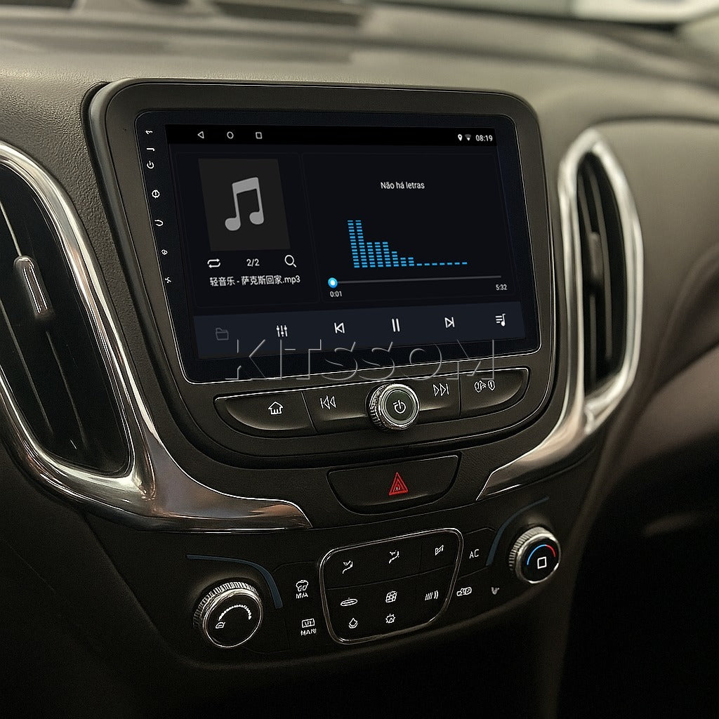 Multimídia Chevrolet Equinox 2017 2018 2019 2020 2021 2022 V2 Carplay 9"