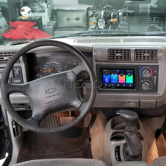 Multimídia Chevrolet S10 1995 1996 1997 1998 1999 2000 V2 Carplay 7"