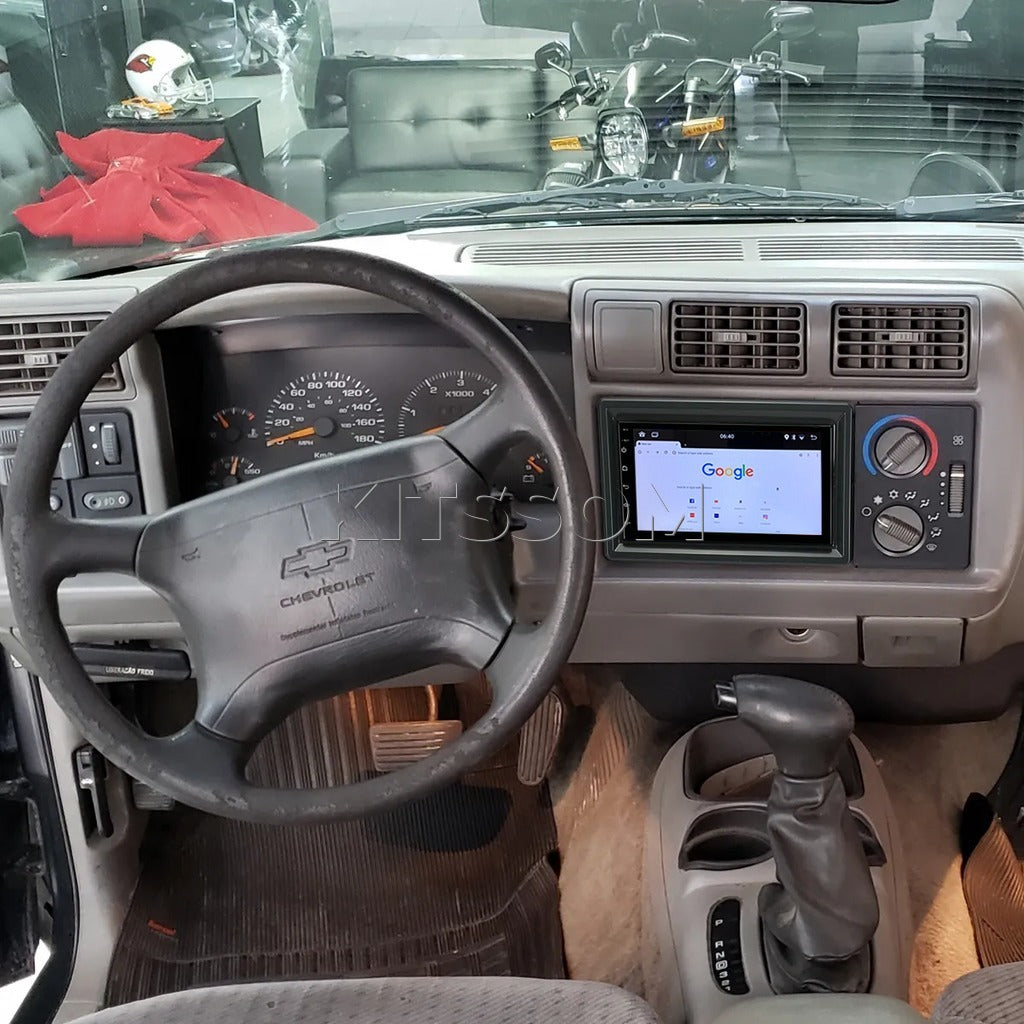 Multimídia Chevrolet S10 1995 1996 1997 1998 1999 2000 V2 Carplay 7"