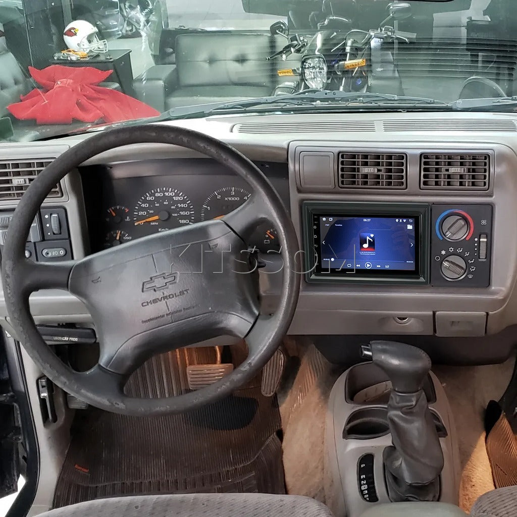 Multimídia Chevrolet S10 1995 1996 1997 1998 1999 2000 V2 Carplay 7"